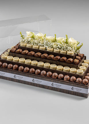 Black Acrylic Stand with "Alhamdulillah Ala Salama" Print