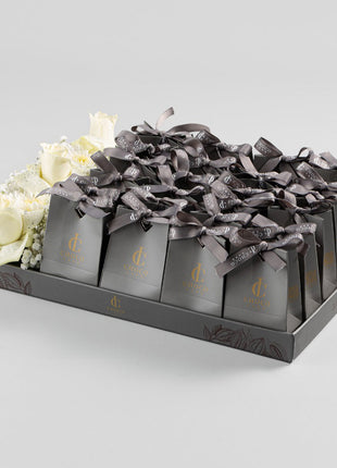 Favor Box No. 3 with Fresh Flowers
