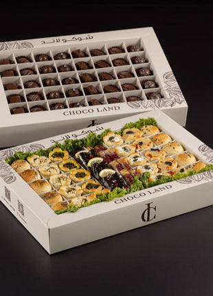 Swiss Chocolate Box with a Soltres Savories Box