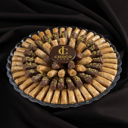 Chocolate-Dipped Baklava Fingers