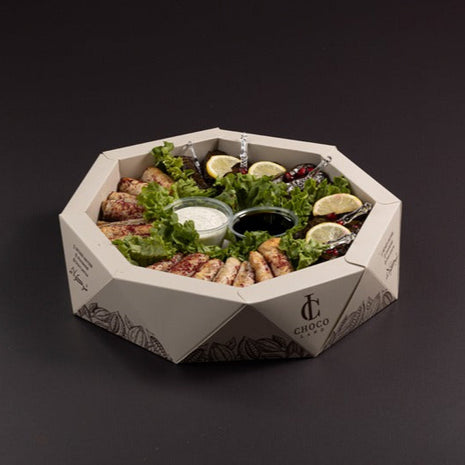 Assorted Musakhan Box with Grape Leaves