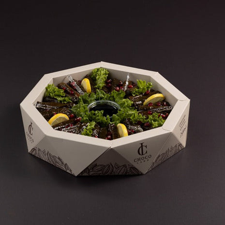 Hexagon Grape Leaves Box
