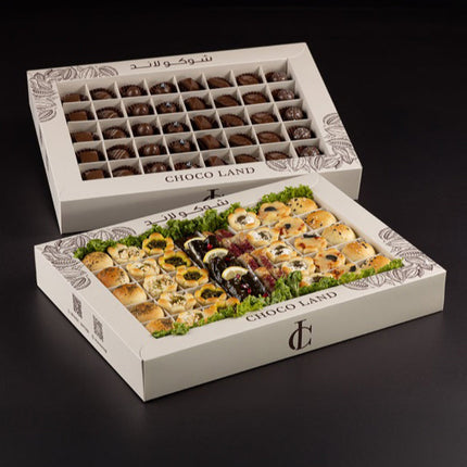 Swiss Chocolate Box with a Soltres Savories Box-Offer No.2